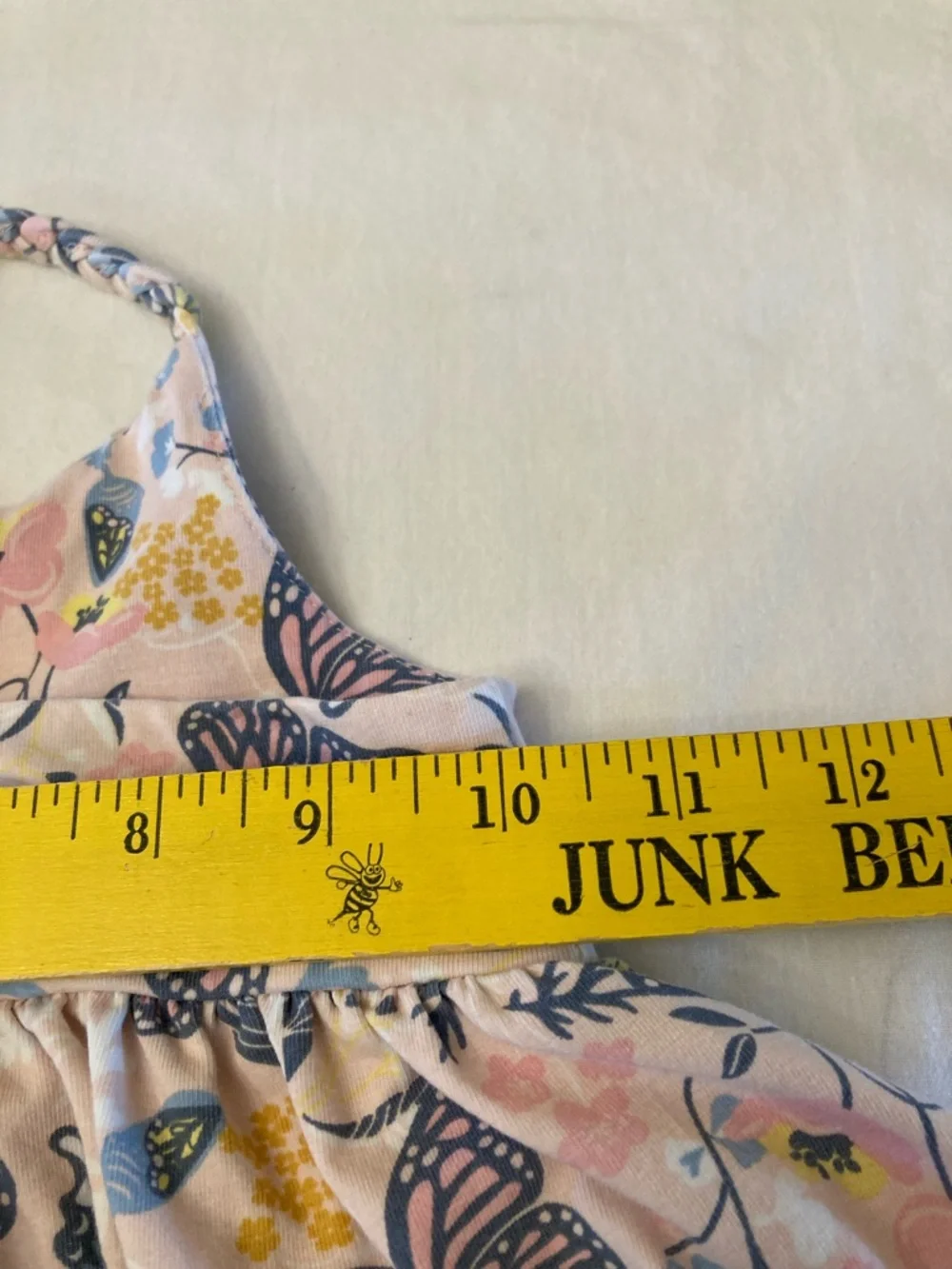 Artisan NY Girls Butterfly Floral Sundress in Pink, Blue & Yellow 4T - Picture 6 of 8